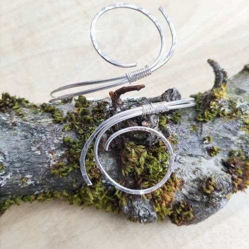 Drahtjuwel  Armband,silber,Elbenschmuck, keltischer Schmuck, Armreif altgriechisch, versilbert,Brautschmuck,keltischer A
