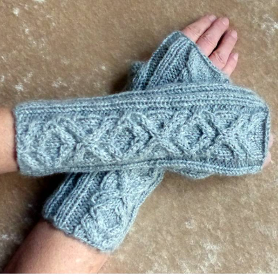 Strickanleitung Stulpen Ramos - fingerlose Handschuhe