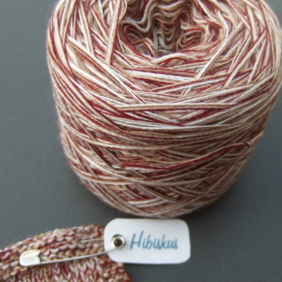 100% Schurwolle Merino extrafein Bobbel Konfetti Wolke 7 Hibiskus 4-fädig