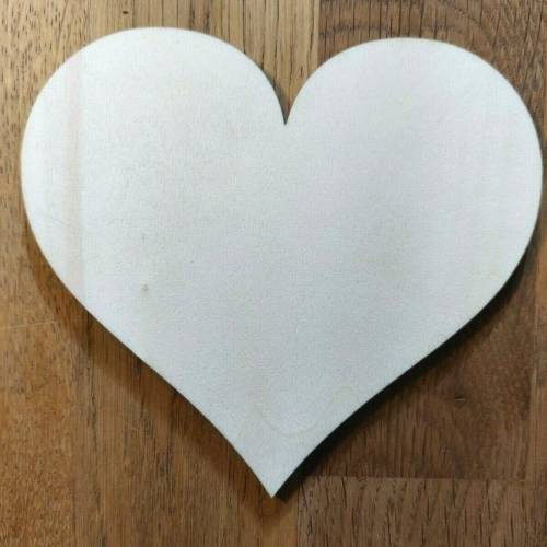 Herz 2x Bastelherz für Verlobung Muttertag Vattertag Geburtstag zum Verzieren Dekorieren Basteln aus Holz DIY