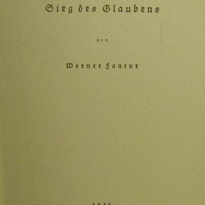 Narvik, Sieg des Glaubens - Berlin 1941 - Bericht über den Norwegenfeldzug vom Hauptquartier vom 13.Juni 1940.