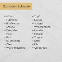 Halloween Indoor Schnitzeljagd Set für Kinder ab 6 Jahren mit 20 Hinweisen, Urkunde, Spielen & Ausmalbildern Bild 4