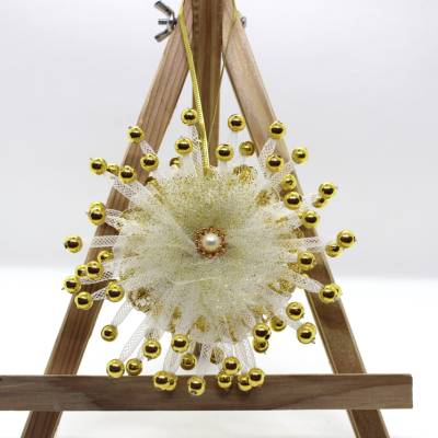 Handgefertigter Weihnachtsstern, Durchmesser ca. 11-12 cm