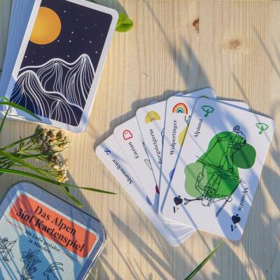 Alpen 3in1 Kartenspiel - Skat - Mau Mau - Für Bergliebhaber