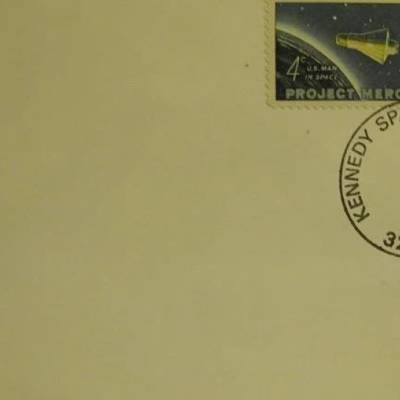 Ersttagsbrief-Kennedy Space Center 11. Nov. 1986,mit Marke und Ersttagsstempel.