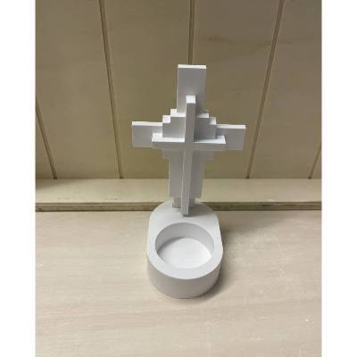 Kreuz für Teelicht