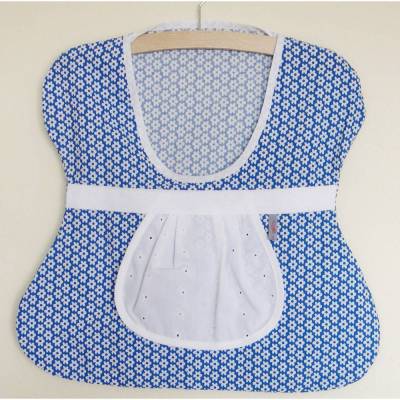 Klammerbeutel, Wäscheklammer-Beutel, Klammerkleidchen, Aufbewahrung für Wäscheklammern blau, rot, lila