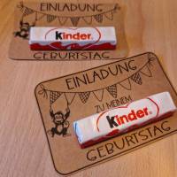 PDF A4 Vorlage, Geburtstagseinladung mit Rückseite, Vorlage zum Drucken, Geburtstagseinladung Kindergeburtstag, Bastelvo Bild 1