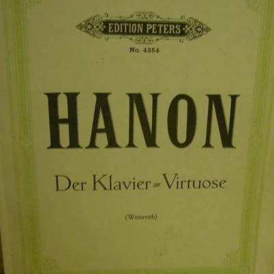 Edition Peters,Nr.4354,Hanon der Klavier-Virtuose,neue und durch Ergänzungsübungen erweiterte Ausgabe von Otto Weinreich