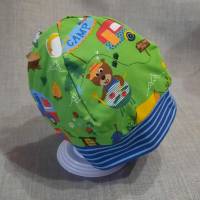 Wende-Beanie KU 47-50cm, Wendemütze, 2-in-1 Mütze mit Bündchen, doppellagige Mütze, Bild 2