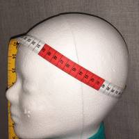 Wende-Beanie KU 47-50cm, Wendemütze, 2-in-1 Mütze mit Bündchen, doppellagige Mütze, Bild 7