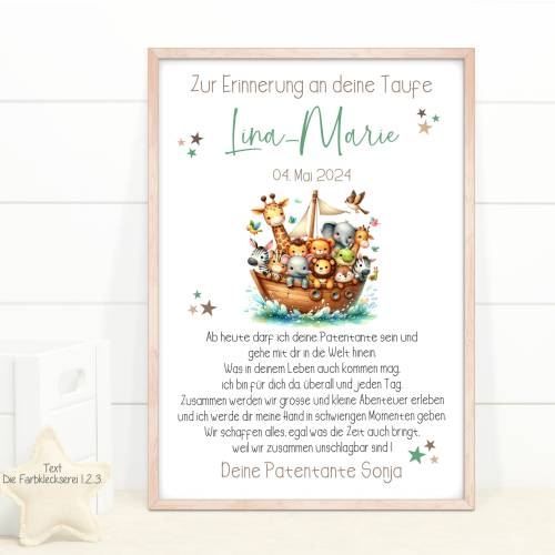 Patenbrief Taufe