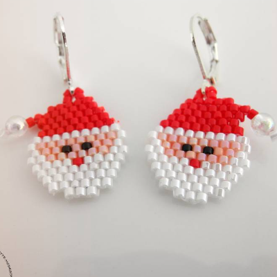 Weihnachtsmann Ohrhänger Nikolaus