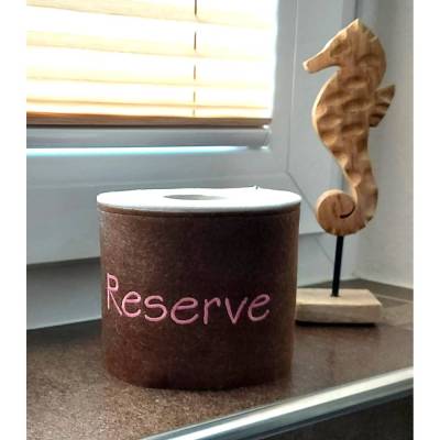 Filzbanderole für die Toilettenpapierrolle