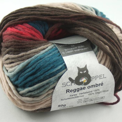 Schoppel Reggae ombre: schönes Dochtgarn in der Farbe Herbstwind