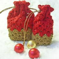 Bundle Christmas 1 - Sparpaket mit 3 Häkelanleitungen - Oh Tannenbaum , Wundersterne und die Mini Granny Bags Bild 5