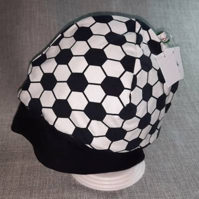 Wende-Beanie KU 51-54cm, Wendemütze, 2-in-1 Mütze mit Bündchen, doppellagige Mütze,