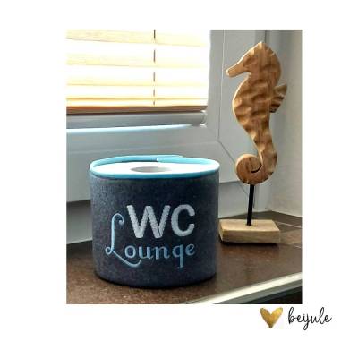 Filzbanderole für die Toilettenpapierrolle