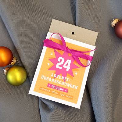 Adventskalender für Verliebte – 24 romantische Aufgaben für Paare
