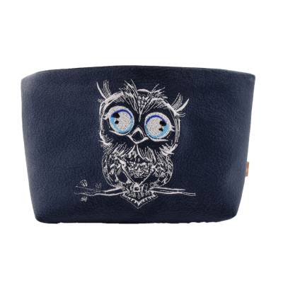 Utensilo Stickmotiv Kleine Baby Eule Stoffkörbchen Körbchen