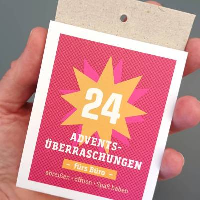 Überraschungs-Büro-Adventskalender – 24 witzige Aufgaben für Kollegen