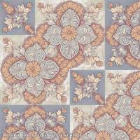 VINTAGE-FLOWERS 2, antike Blumenmuster im Vintage Landhausstil, 15 Blatt  digitales Papier zum download und drucken Bild 3