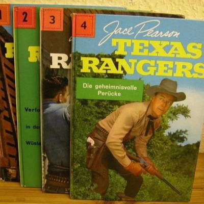 4 Bände Texas Rangers - 1960