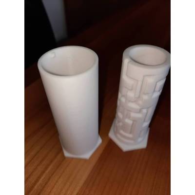 Knobelrolle – Anspruchsvolles Knobelspiel für Rätselspaß | Knobelrolle weiß, 2-teilig, passt ineinander