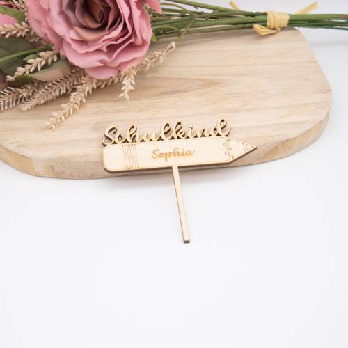 Caketopper zum Schulanfang - Stift