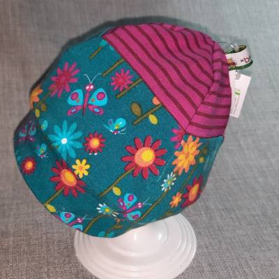 Wende-Beanie Gr. 39-42cm, Wendemütze, 2-in-1 Mütze mit Bündchen, doppellagige Mütze