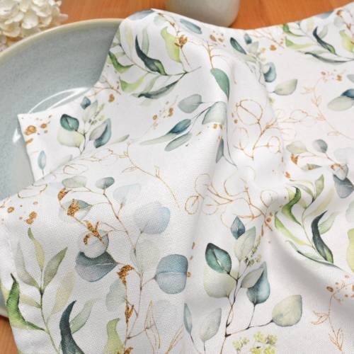 Geschirrtuch Eukalyptus / Küchenhandtuch Geschirrtuch mediteran Handtuch / Geschenk zum Einzug