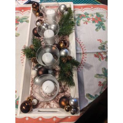 Advent - Tischdekoration, Blickfang für den Kaffeetisch