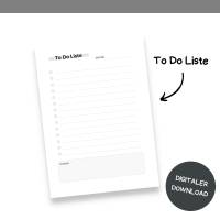 Planer deutsch A4 | Tagesplaner | Wochenplaner | Monatsplaner | Druckvorlage zum Selberdrucken | Digitaler Download Bild 6
