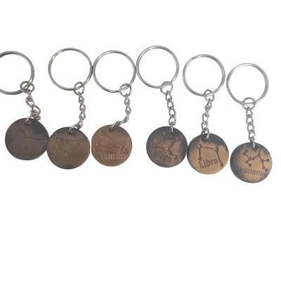 Schlüsselanhänger mit Sternzeichen und Sternbild