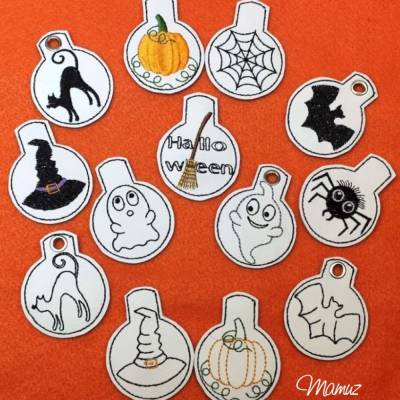 13 Dateien  *  Halloween MEGA-SET  *  Schlüsselanhänger, Giveaway, Mitgebsel