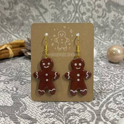 Lebkuchenmännchen Ohrringe | handgemacht | Fimo | Weihnachten