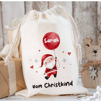 Nikolaussack, Geschenke Kinder personalisiert mit Name, Nikolausgeschenk, Tasche, Nikolausbeutel Weihnachten