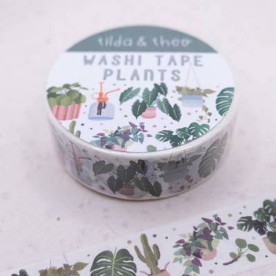 Washi Tape Pflanzen Zimmerpflanzen Klebeband Topfpflanzen - Plant Mom Washi Tape Masking Tape Bullet Journal House Plant
