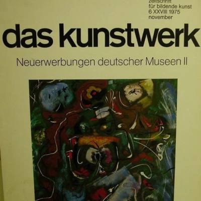 Das Kunstwerk-November 1975,