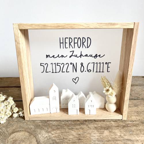 Holzrahmen personalisierbar 