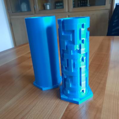 Türkisfarbene Knobelrolle – Knobelspiel für Anfänger & Geschenkverpackung