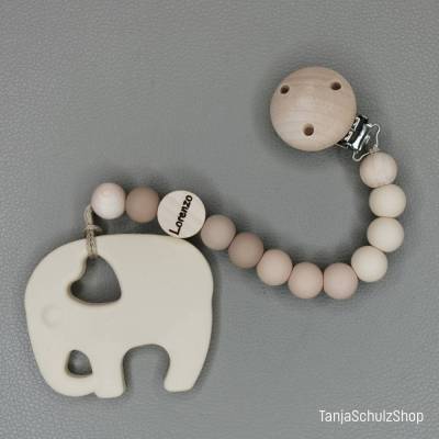 Set Schnullerkette mit Anhänger 