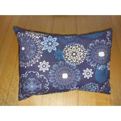 Wärmekissen, Kirschkernkissen - Blau Mandala Muster (2-teilig)