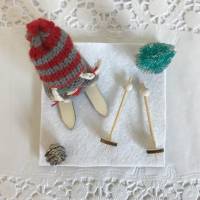 Geldgeschenk Skifahren Geschenk Ski fahren für Skifahrer Skitourengeher und Langlauf Skiurlaub verpacken Skier Skikurs Bild 3