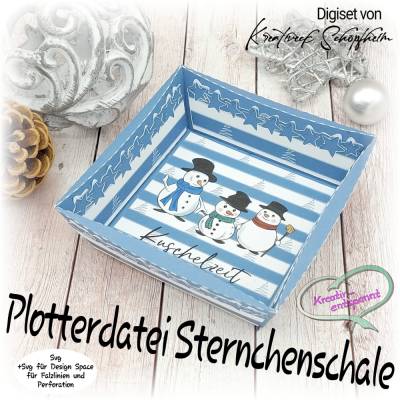 Plotterdatei Sternchenschale