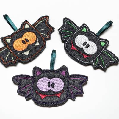 Schlüsselanhänger Spooky Bat Fledermaus Taschenbaumler Filzanhänger