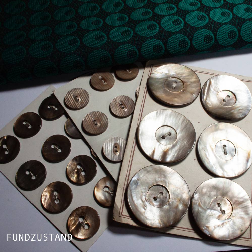 100 Retro Apfel Holzknöpfe - Doppellochige Naturknöpfe Für DIY Näharbeiten