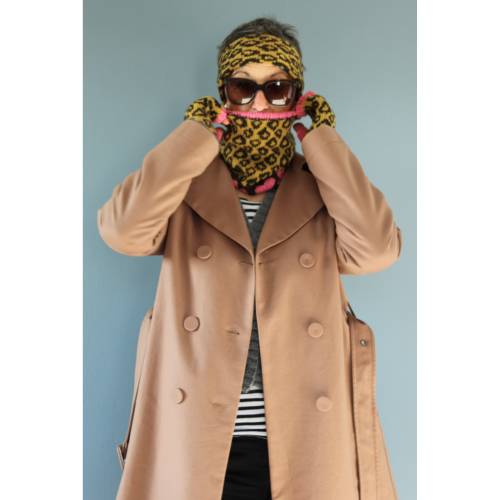 Strickanleitung Malabar Loop mit Leomuster