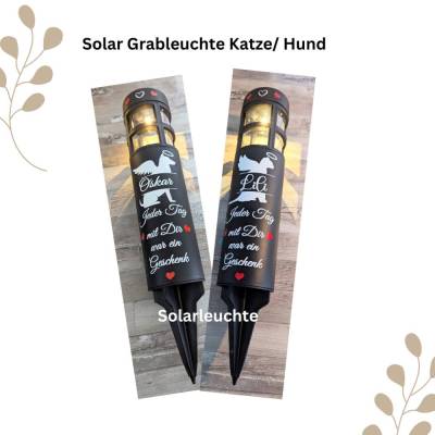 Grablicht/ erinnerungslicht Solar für Pferde, Personalisiert, Gedenklicht, Trauerlicht, Erinnerungslicht, Grabdekoration