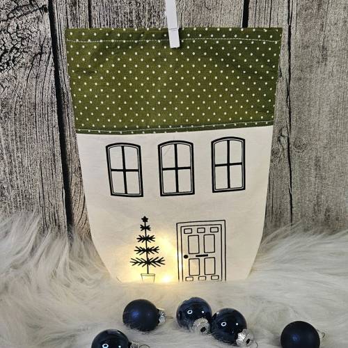 Lichthaus | Lichterhaus | Lichterhäuser | Weihnachten | Geschenk aus Stoff